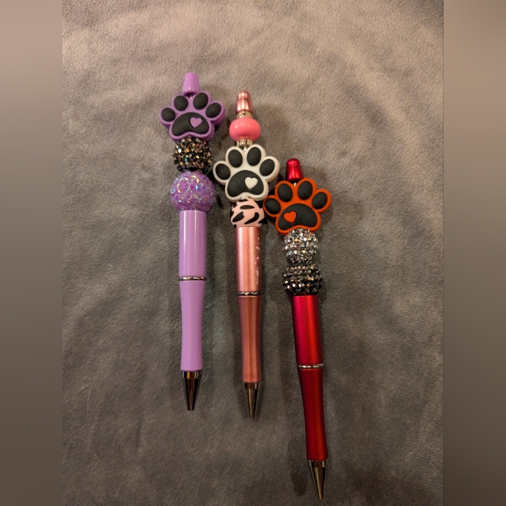 Set of Three Paw Print Pens - Picture 6 of 7